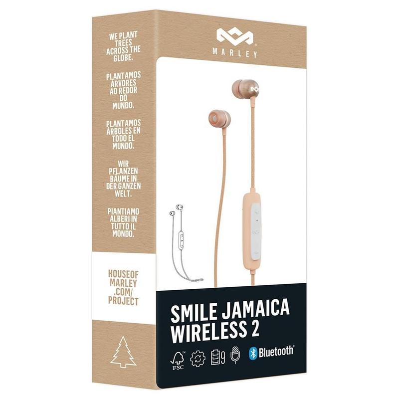 Fone de Ouvido House Of Marley Smile Jamaica 2, Bluetooth